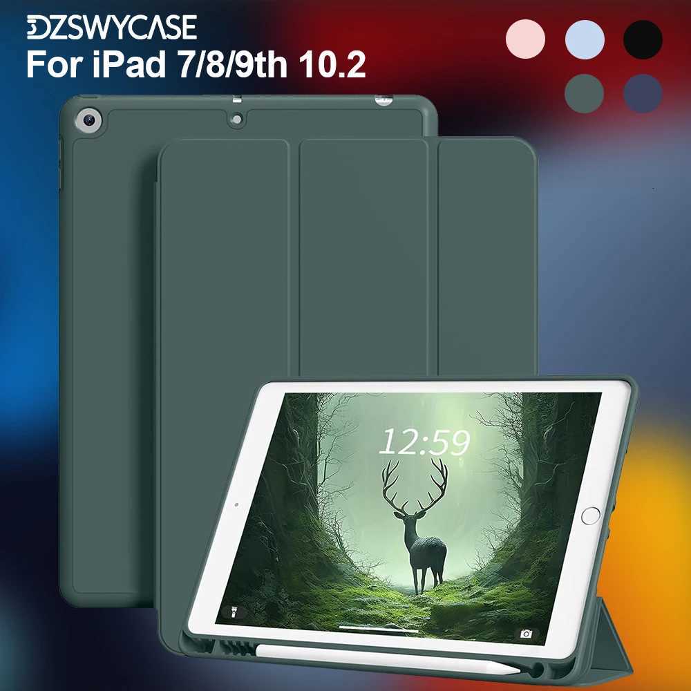 Case for iPad 9th /8th / 7th Generation 102 inch Case 2021 2020 2019 Slim Lightweight Trifold Stand Protective Smart Cover H251210-image-1087939558