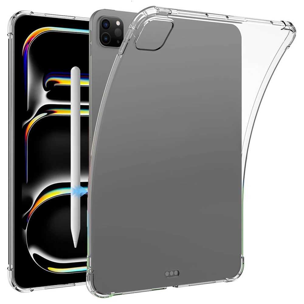 TPU Silicon Case For iPad Air 11 2024 Pro 11/13in M4 for iPad 10/9/8/7/6/5 Gen Air 4/5th 109 3rd 105 Mini 6 Cover H251210-image-1087939525