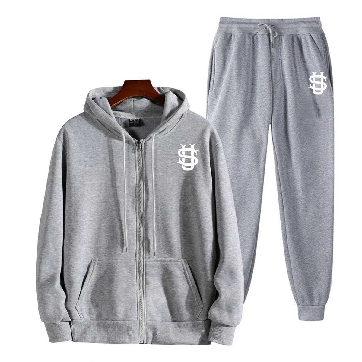 2025 Fashion Hoodies and Black Sportswear Pants Popular Casual Sports Jackets New Running Clothes M251210
