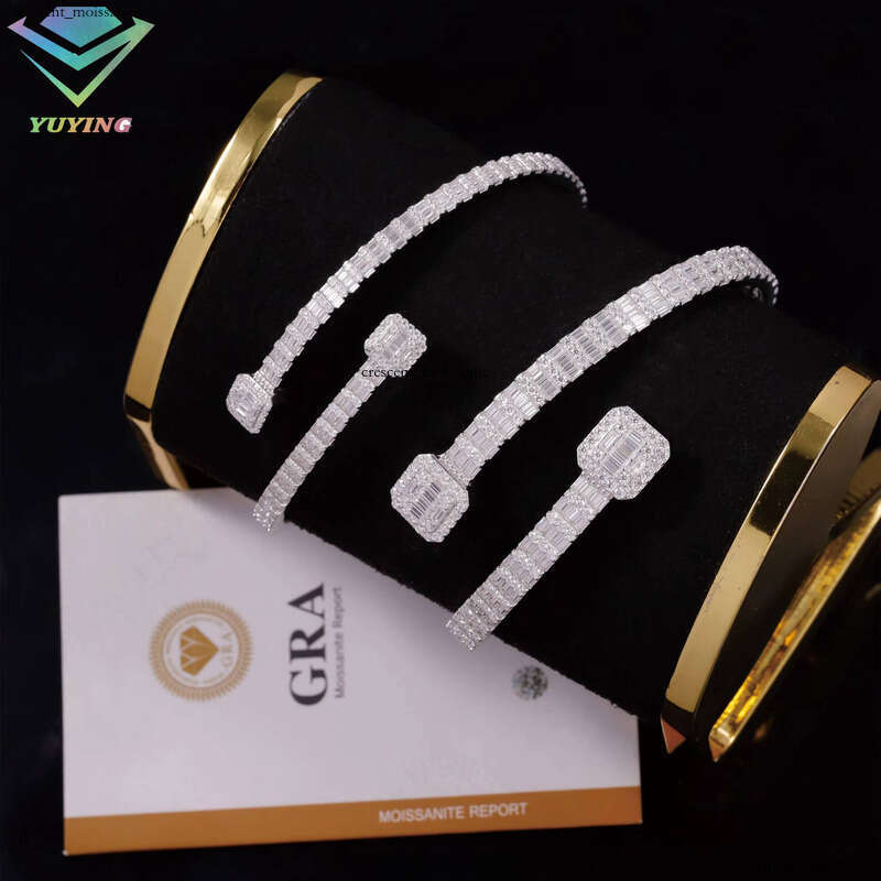 Yuying 925 Silver Material Vvs Silicon Stone VVS Moissanite Bracelet Women's Fine Jewelry