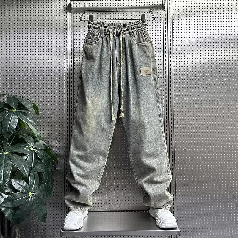 Japanese Fashion Artistic Harajuku Style Versatile Lazy Trend Simple Jeans Ins Clothing 251205