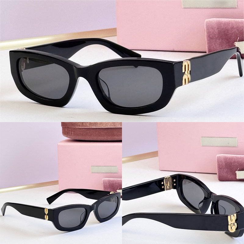 Fashionable women designer cat eye sunglasses Lady personalized elegant acetate fiber glasses top-quality UV protection belt box MU04