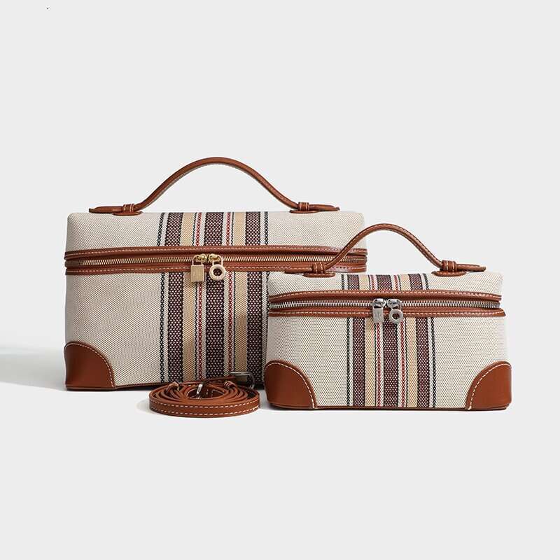 Bucket Shoulder Fashion New Style For Women Canvas Crossbody Korean Version Small Bag Casual Versatile Square Summer