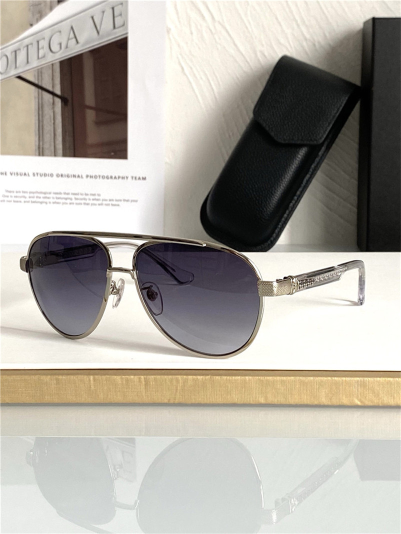 New fashion design retro men pilot sunglasses 8190 metal frame simple and generous style high end outdoor UV400 protection eyewear
