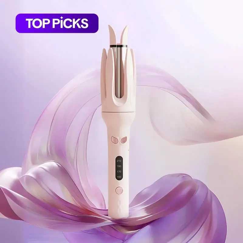 Negative Ion Automatic Rotating Hair Curler 28mm Barrel 4 Temperature Modes Curling Iron Professional Hair Styling ToolT251210-image-1087890832