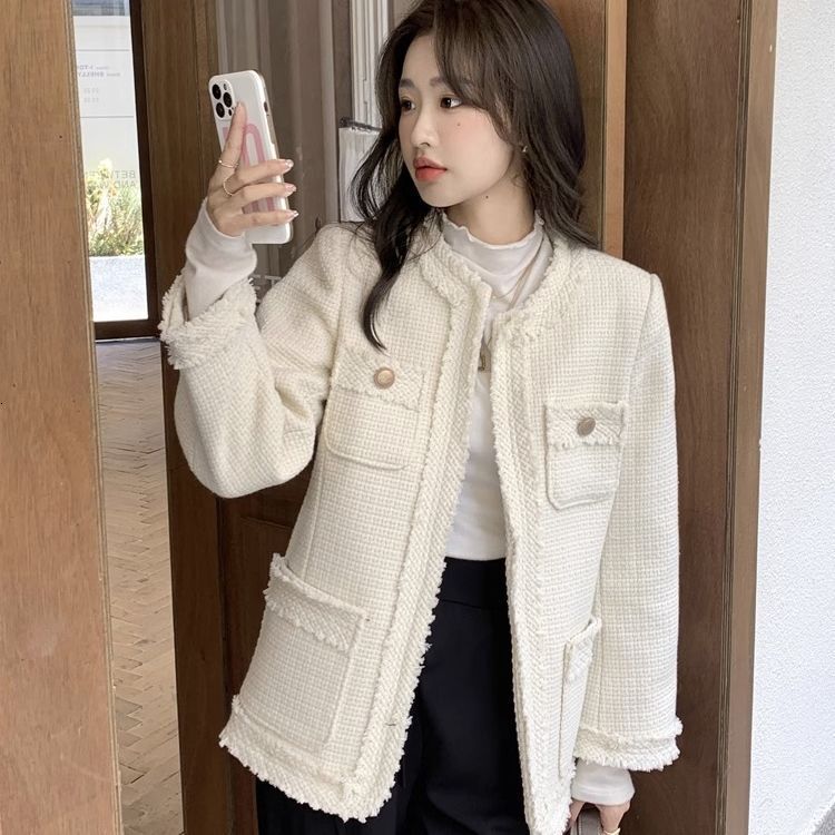 Street Style Vintage Style Small French Stylel Coat for Women, Autumn and Winter 2023 New Loose Elegant Socialite Design Top Autumn Wear