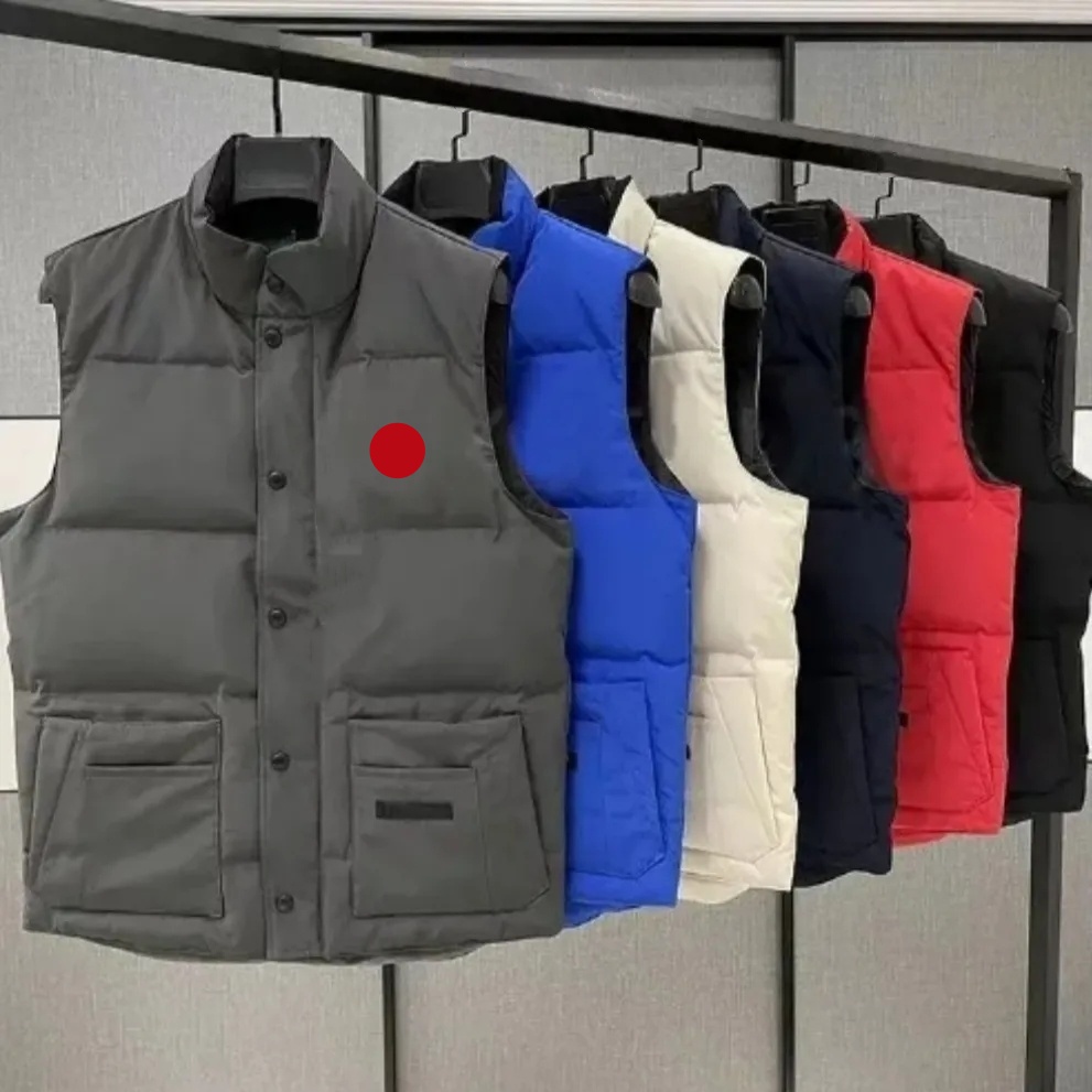 Mens Vests Mens Jackets Desinger Gilet Puffer Jacket Femme Gilet Parka Zipper Button Letter Embroidery Outerwear Mens Coats Puffer vests gilet tops