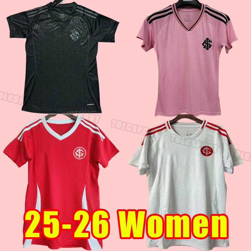Women 25/26 SC Internacional Soccer Jerseys WESLEY TAISON EDENILSON D'ALESSANDRO LIZIERO 2025 2026 BUSTOS GABRIEL men football shirt Girl home