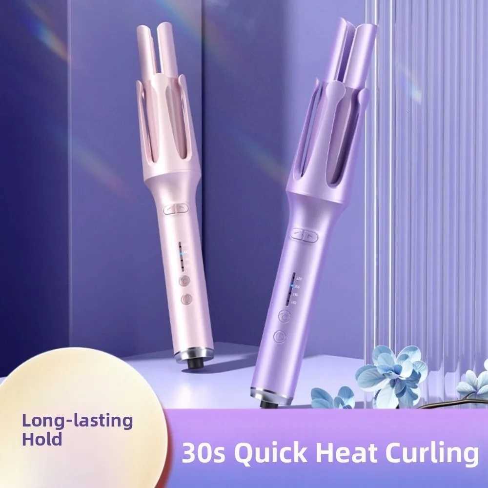 Professional 32mm Automatic Rotating Curler Fast Heating US Plug Electric Curler Big Wave Portable Styler Stick Hair StylingT251210-image-1087890223
