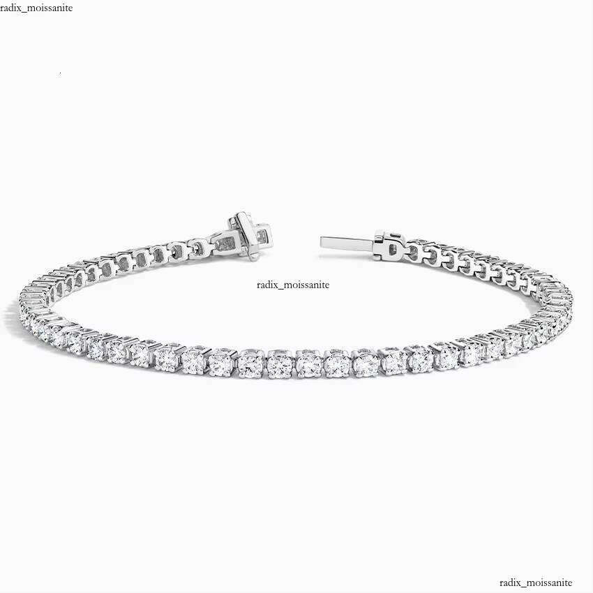 Premium Jewelry Men and Women 2mm 2.5mm 3mm 4mm 5mm Lab Grown D Color VVS Dazzling VVS Moissanite Tennis Bracelet