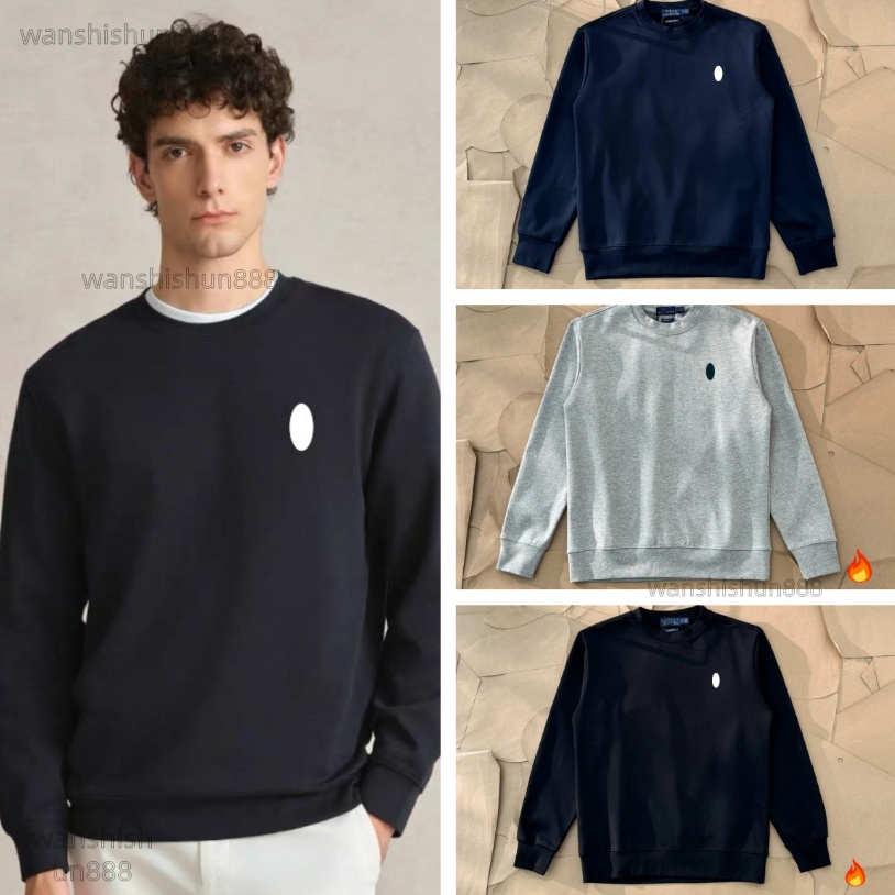 Men's Hoodies Fashion Polo T Shirts Luxury Tech Fleece Women Jackets Autumn Half Collar Coats Long Sleeved Business Casual Polos Embroidered Ho