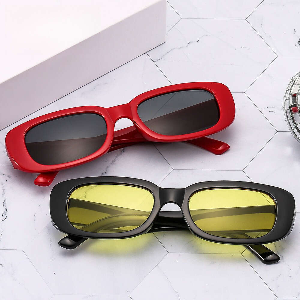 New Fashion Square Small Frame High-End Men Women Sunglasses European And American Trend Retro Personality Accessories Wholesale