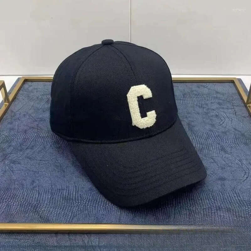 Casquettes de baseball Tendance Lettre Casquette de baseball Hommes Femmes Réglable Marine C Coton Printemps Été Loisirs Parasol 2023
