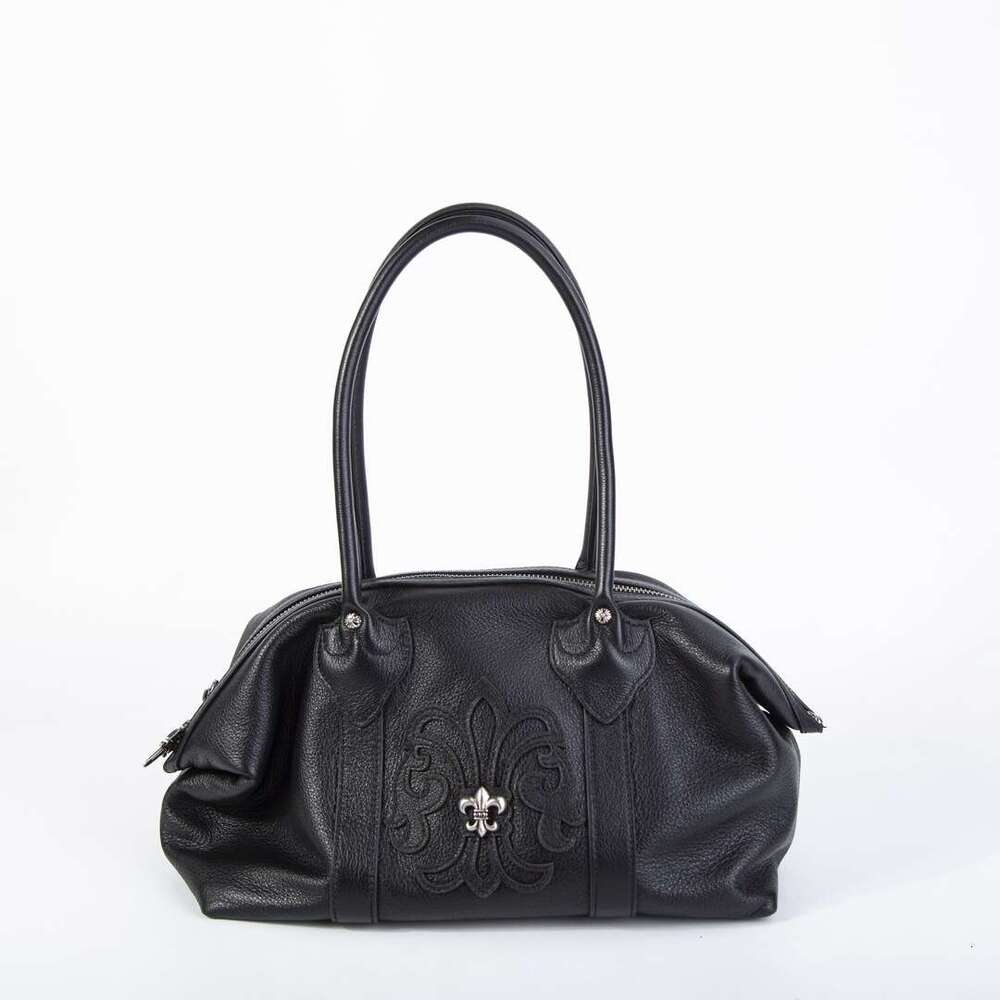 CH bag Chrome bag CHearts bag 2025 New Top Layer Cowhide Dumpling European and American Fashion Cro* Cross Shoulder Underarm Bag Handbag for Women