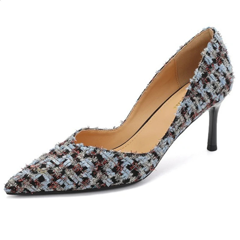 Autumn Winter Sexy High Heels for Women Elegant Office Women Shoes Fashion Pointed Toe Pumps Banquet Party Shoes Female Tacones 251209