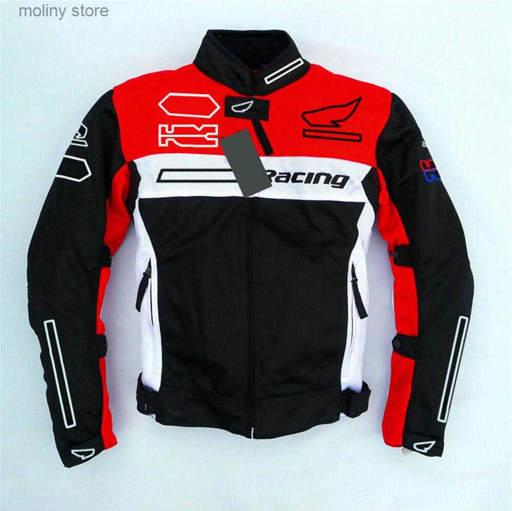 New riding suit mens motorcycle spring and summer four seasons racing suit anti-fall motorcycle rider equipment jacket L260508