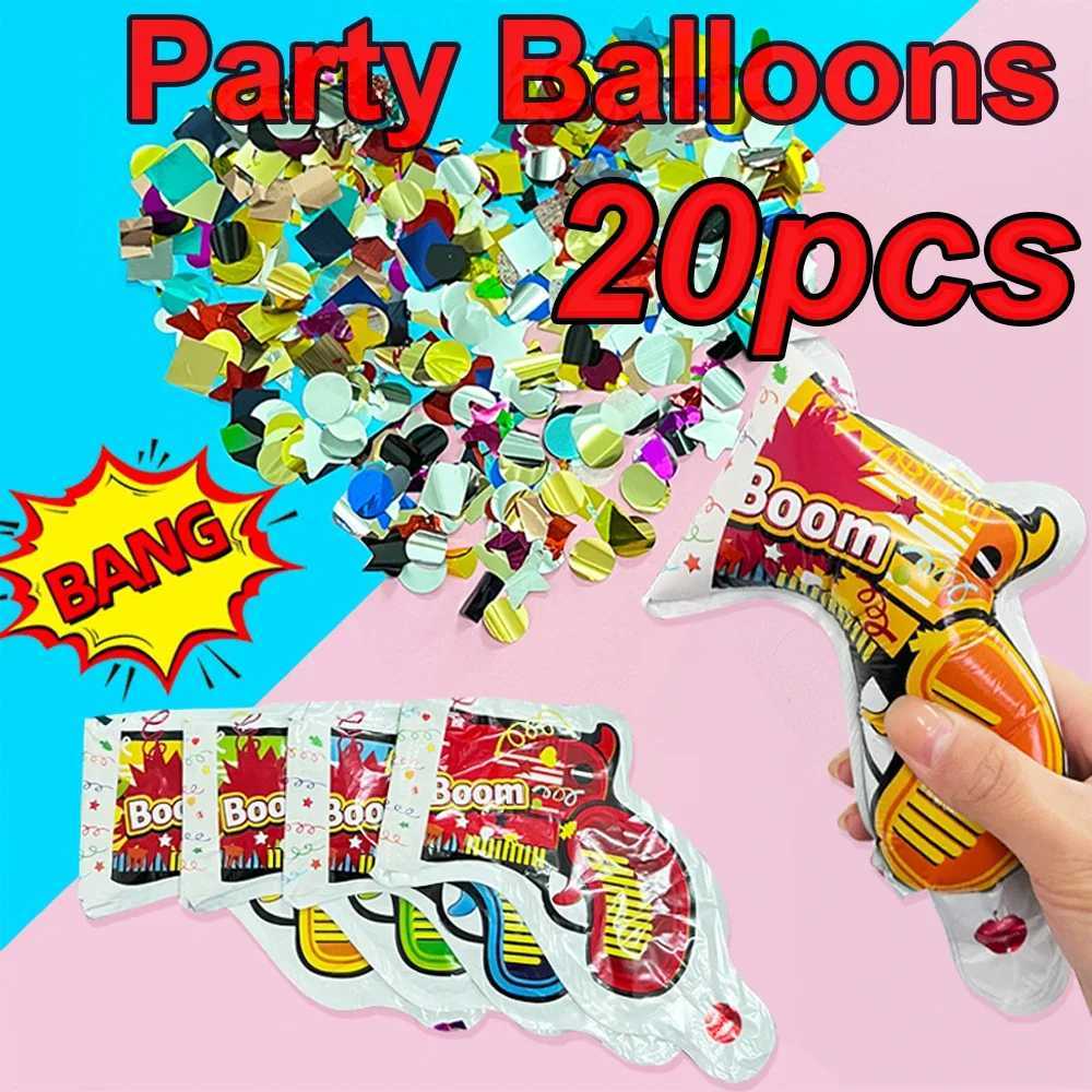 20pcs Party Balloons Portable Iatable Handheld Floral Balloons Suitable for Birthday Christmas Parties Weddings Festival H251211-image-1088068110