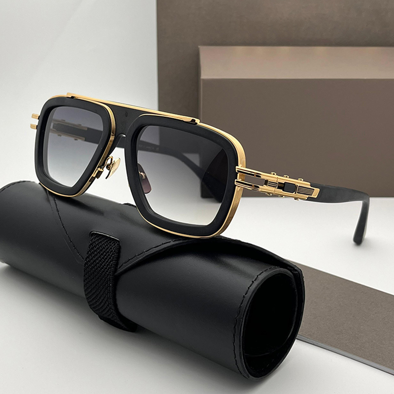 Summer Sunglasses For Unisex Style LXN-EVO DTS 403 Anti-Ultraviolet Retro Plate Rectangle Full Frame Special Eyeglasses With Box 403