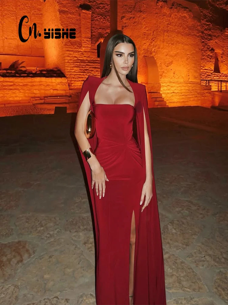 CNYISHE Tank Solid Split Shoulder Pad Sexy Club Women Dresses Pennant Fashion Sleeveless Evening Party Female Bodycon Vestidos 251205