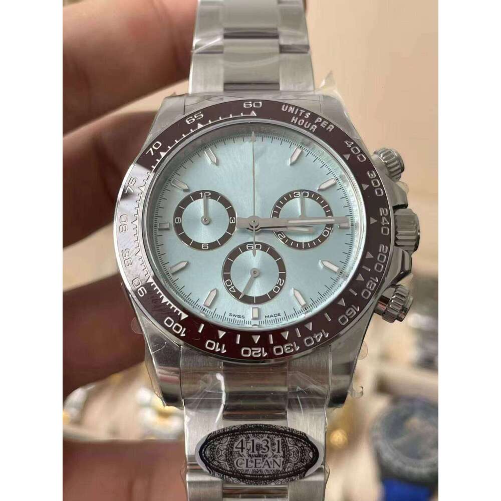 Water-resistance Wholesale 5 High Quality Sapphire Lens Precision Steel Men's Chronograph Japanese Movement