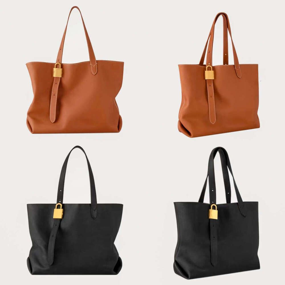10A quality Designer shop bag Womens cabas tote bag Luxurys handbag mens Leather purse Lock Clutch Shoulder Bag Crossbody weekend mother lady have t