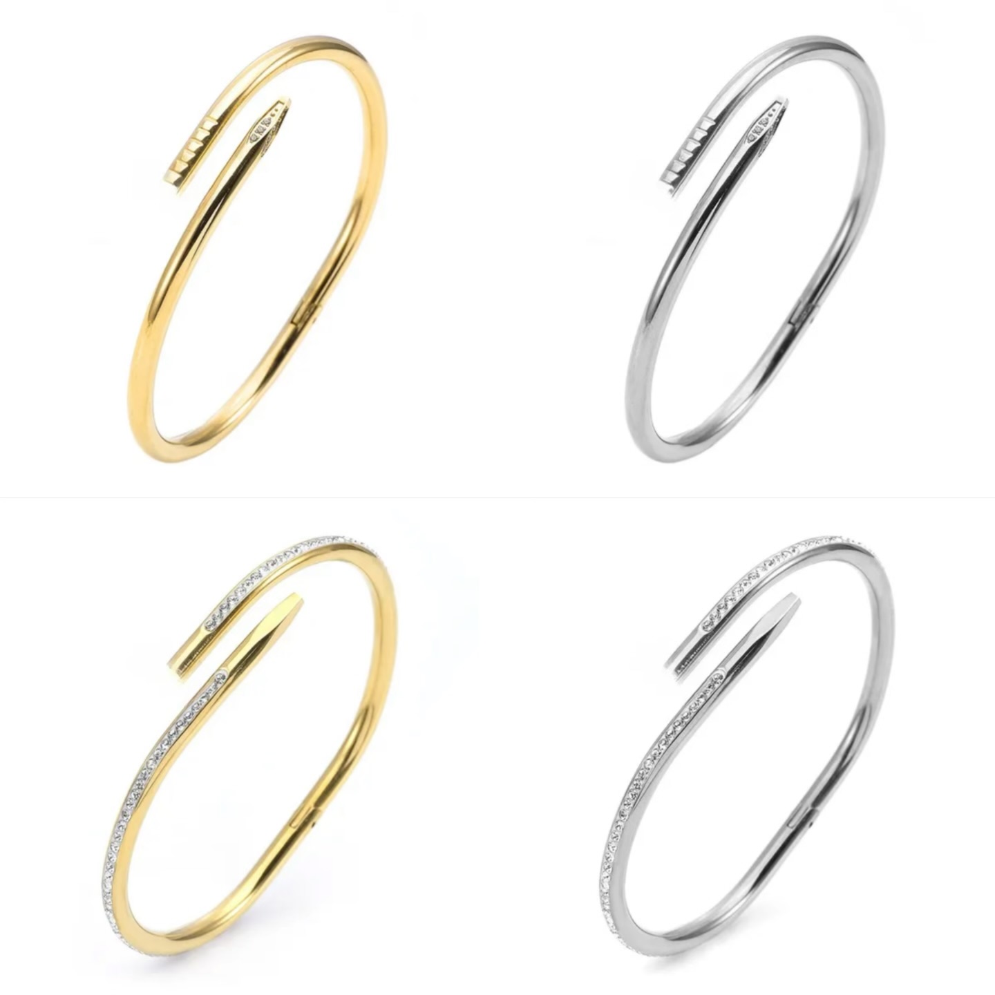 Gold bracelet jewlery designer for women men luxury bangle high quality titanium steel does not fade friends brothers and sisters silver bracelets g