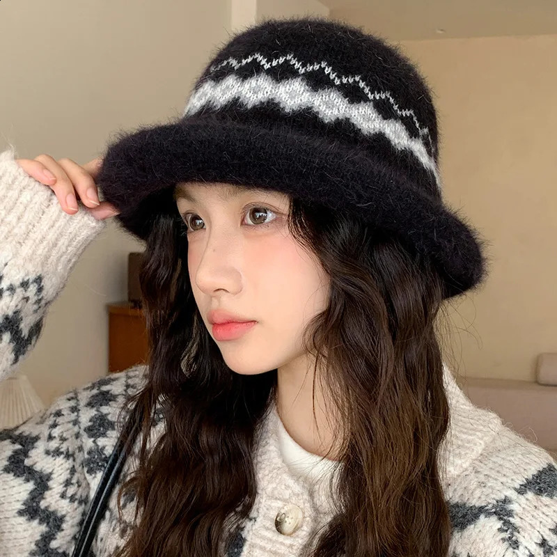 1pc Leisure Warm Bucket HatWinter Outdoor Windproof Comfortable and Stylish Multifunctional Fishman Hat for Daily Wear Casual 251210