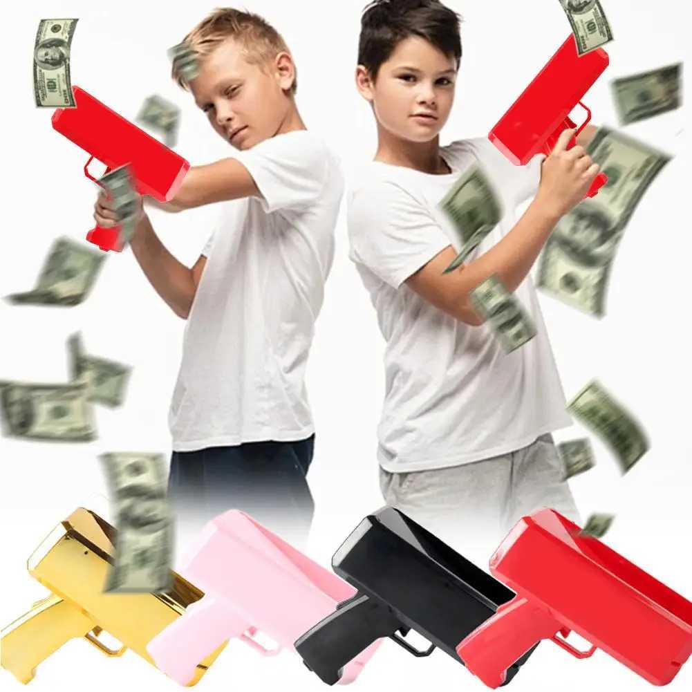 Electric Money Shooter Toy Gun Banknote Gun Shooter Toys Childrens Toys Parent-child Interaction Props For Party Game Wedd I0i7 H251211-image-1088068927