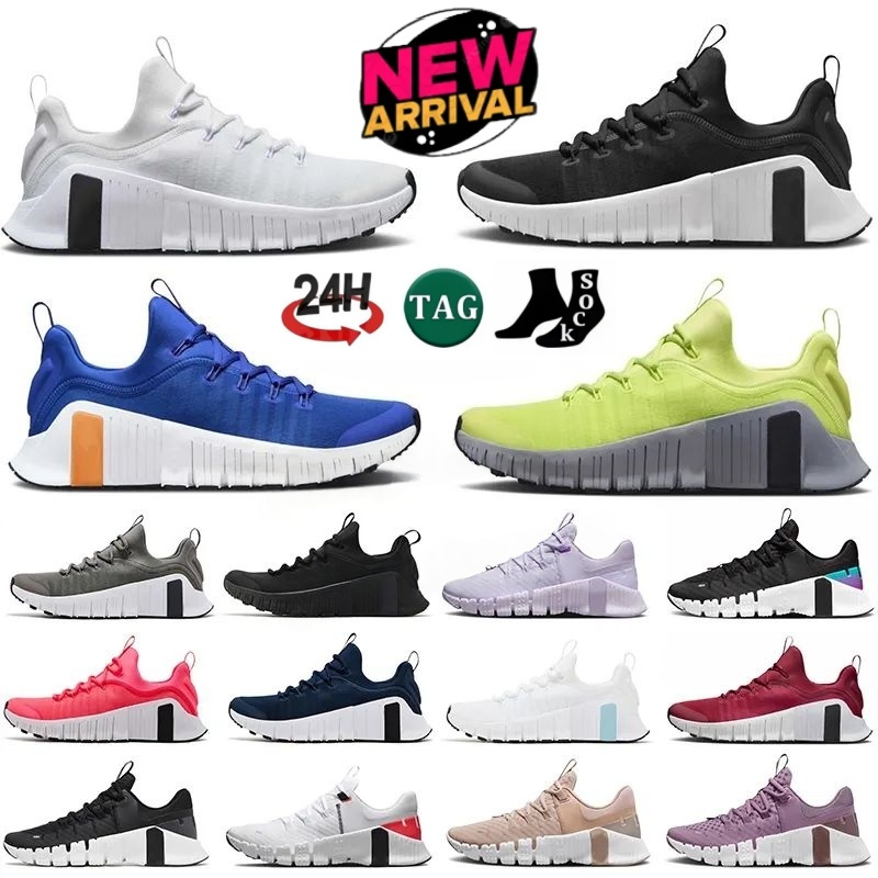 With box Metcon 5 6 Marathon 6s Running Shoes Womens Mens Trainers Triple Black Anthracite White Light Lemon Twist Hot Punch Jogging Outdoor Sneaker