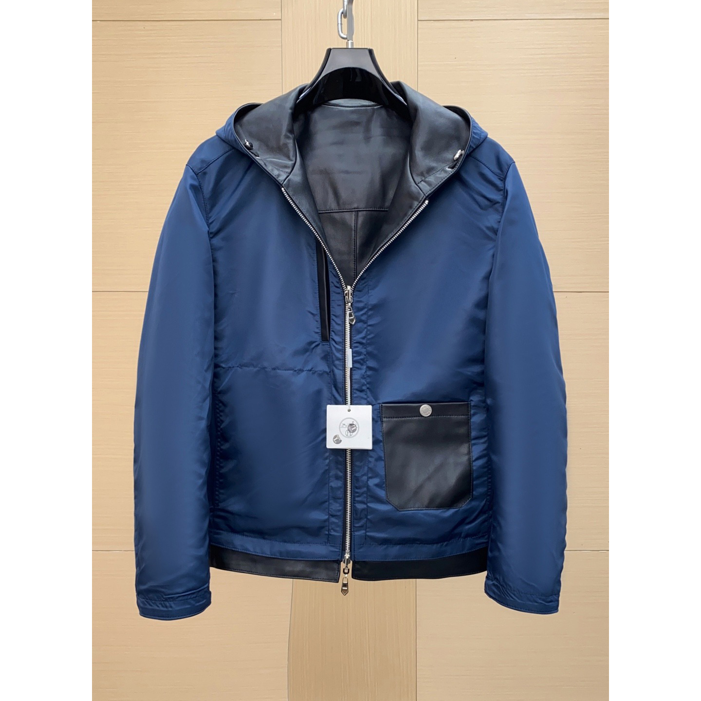 Men's plus size Outerwear Genuine Leather Coats Puffer Jacket hoodie suit hooded casual fashion top quality designer jackets B1u5i13
