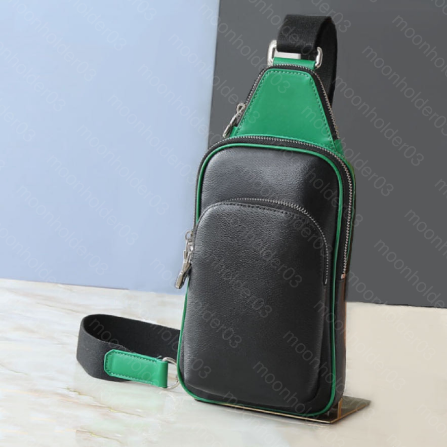 Designer Genuine Leather Unisex Waist Bag, Luxury Men's Belt Bag Large Capacity Chest Bag Classic Fashion Leather Shoulder Bag Wallet, Hip and