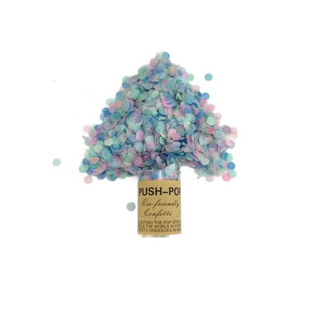 Round 1Pcs Bridal Shower Push Up Birthday Anniversary For Wedding Party Supplies Confetti per Confetti Decorations H251211-image-1088069230