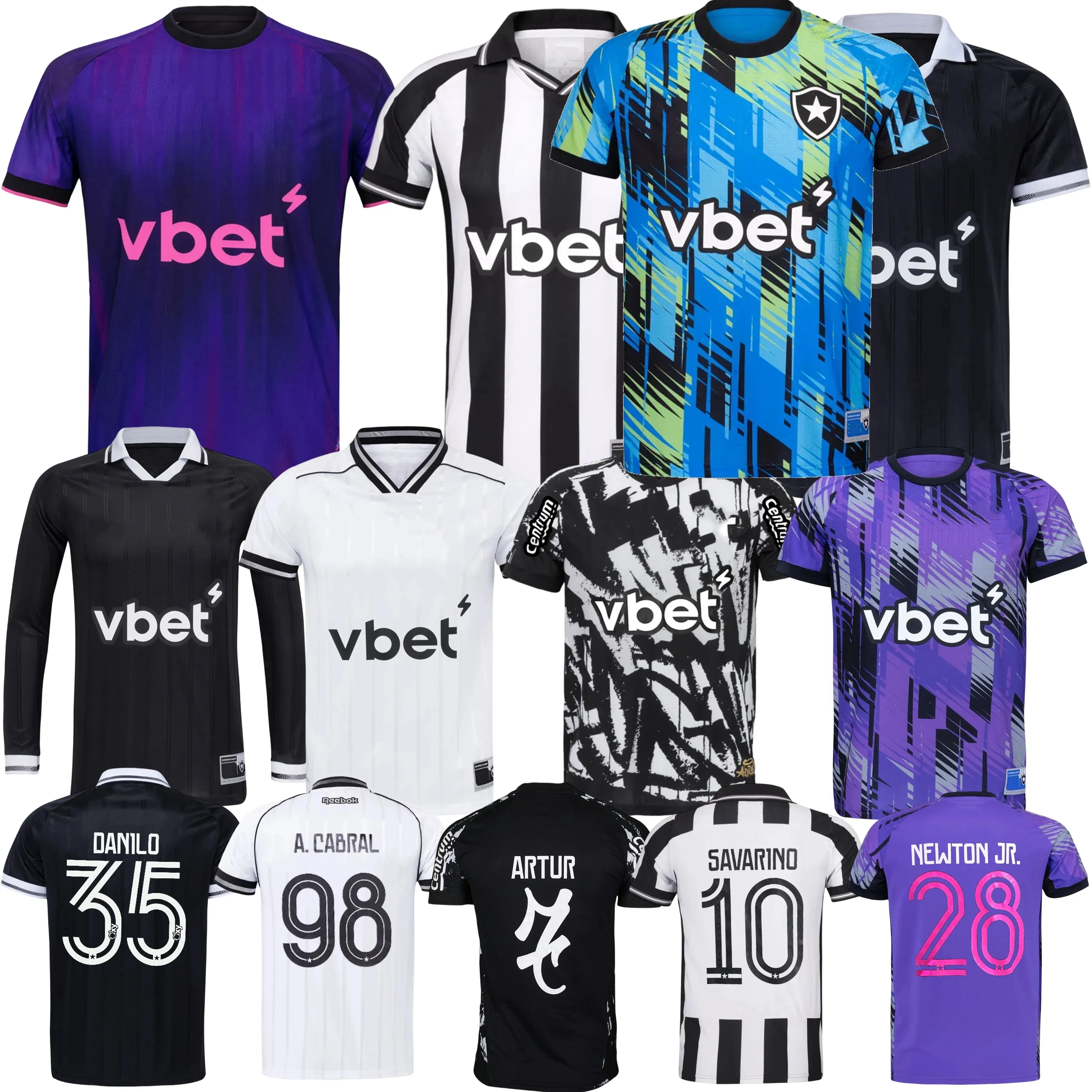 1995 2024 2025 2026 Botafogo FR soccer jersey RJ LUIZ HENRIQUE SAVARINO DANILO LUCAS HALTER JEFFINHO BARBOSA EDUARDO ALMADA IGOR JESUS 24 25 26 f-image-863731276