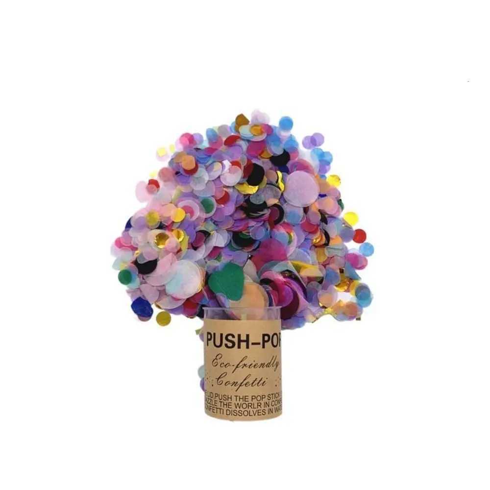 Colorf 1Pcs Bridal Shower Exploding Push Up Birthday Confetti Decorations For Wedding Party Supplies Confetti per H251211-image-1088069191