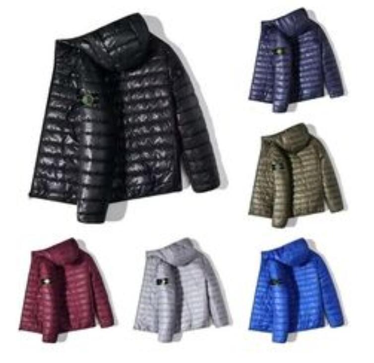 Mens Jacket Hooded Coat luxury Designer Clothes Stone Puffer Jacket Down Parkas Waterproof Winter Male Women Windbreaker Letter Coats