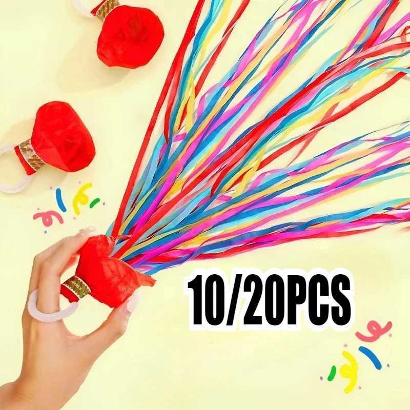 10PCS Mti Color Hand Throwing Ribbon Party Celebrating Ribbon Wedding Birthday Party Christmas Atmosphere Small Tool H251211-image-1088068590