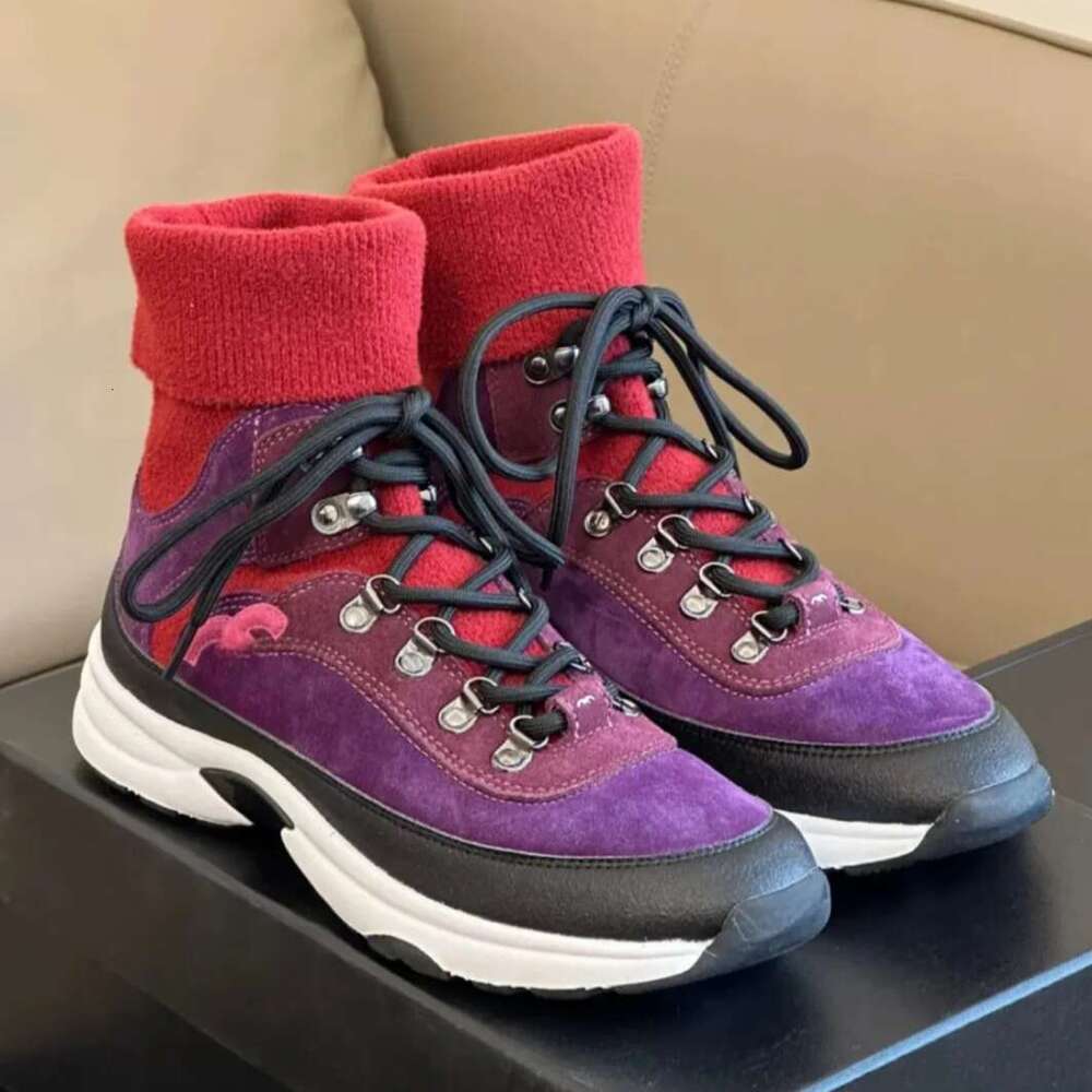 High top winter sneaker snow Martin Designer shoe woman Luxury Ankle Boots comfortable track trainer Fashion booties Lady Leather boot Casual sock s