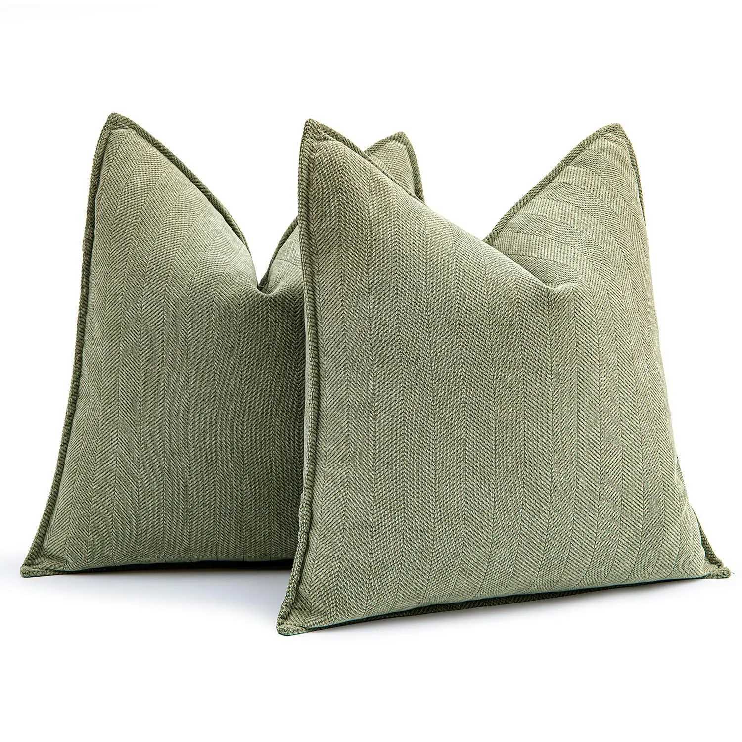 Pack of 2 low Covers Soft Chenille Luxurious Couch Throw lows Farmhouse Cushion Covers with Elegant Design for He Decor H251211-image-1088027125