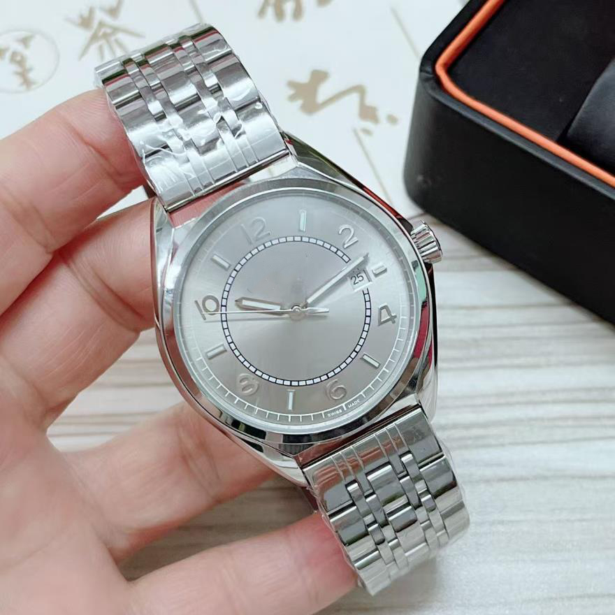 Designer Men's 41MM Automatic Mechanical Luxury Leather Stainless Steel Watch, Waterproof AAAA+
