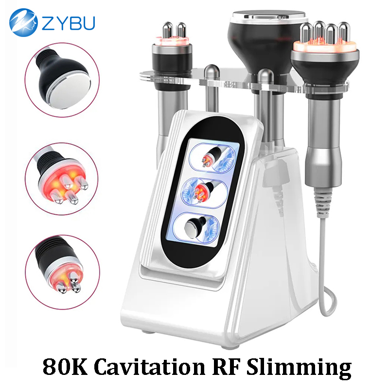 Cavitation 80K Slimming & Ultrasound Multi-Function Spa RF Device for Cellulite Reduction Skin Tightening Face Lift Body Shaping Anti Aging Wrinkle