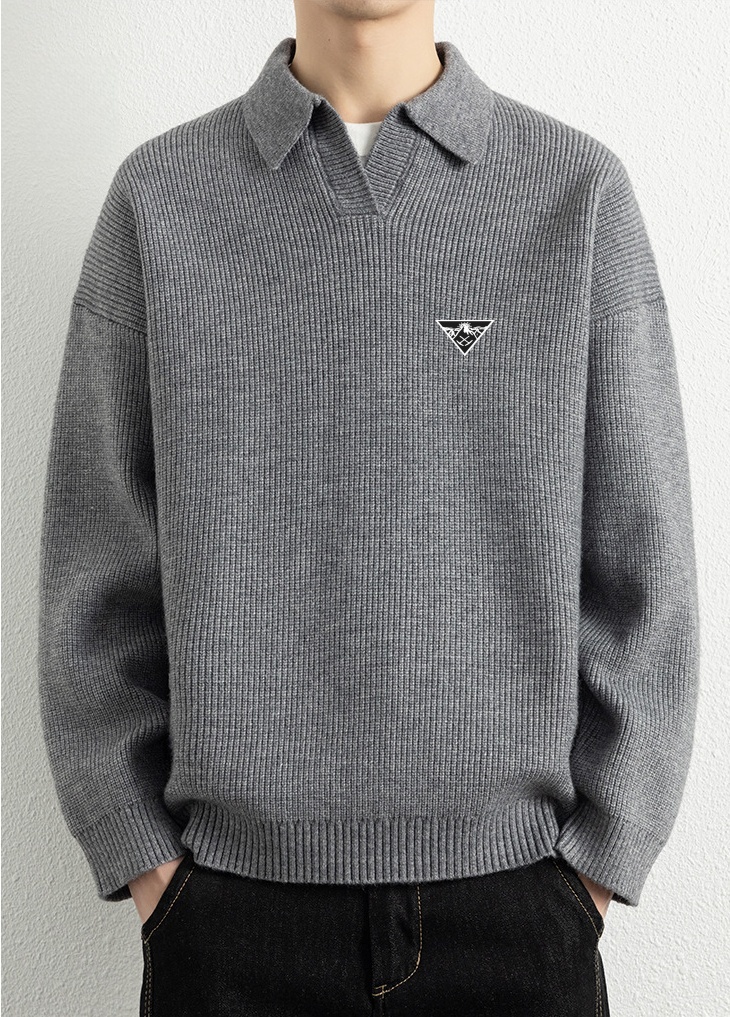 Designer sweater mens knit zipper triangle thread hooded lapel cardigan thread o round neck high neck collar womens fashion letter long sleeve cloth