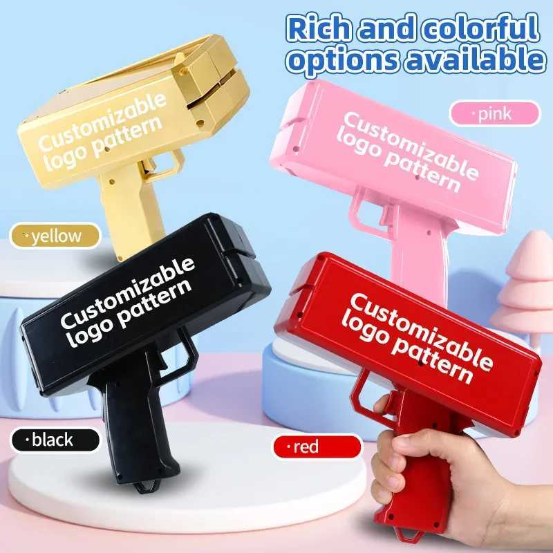 New Money Pistol Gun Throwing hine Game Party Wedding Birthday Toys Party Banknote Shoot Pistol Paper Money Shooter Toy H251211-image-1088068657