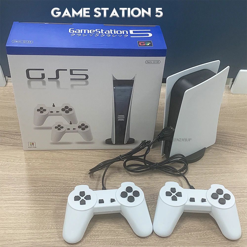 Gamestation 5 Console AVOUT Home TV Game Station 200Games Double Handle EUUSUK Plug 240123-image-1088101560