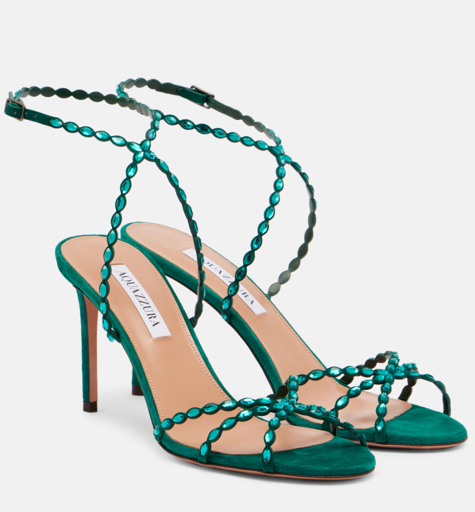 Luxury Summer Love Colpito Sandali in pelle impreziositi da cristalli Donna Abito da sposa per feste Tacchi alti Lady Gladiatore Sandali EU35-43