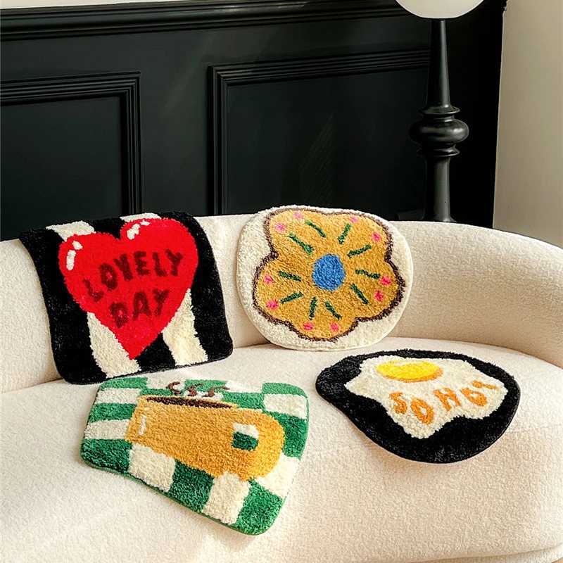 Lovely Tufting Seat Cushion Soft Round Square Floral Coffee Egg Chair Sofa Pad He Off Warm Decor for Autumn Winter 40x40cm H251211-image-1088028558