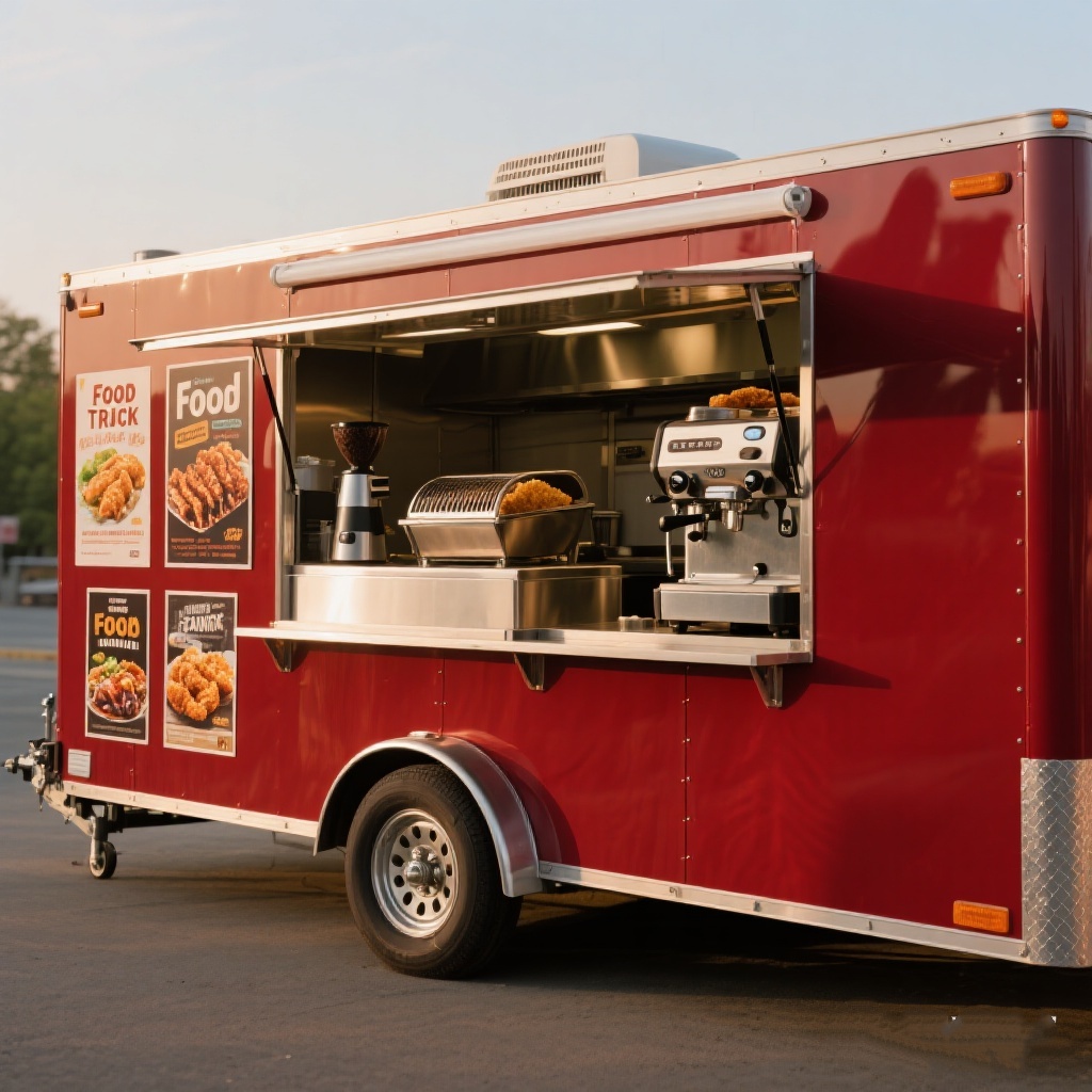 Portable Waffle Kiosk and Ice Cream Kiosk for Sale Outdoor Mobile Food Kiosk with Wheels Factory Direct-image-1088036926