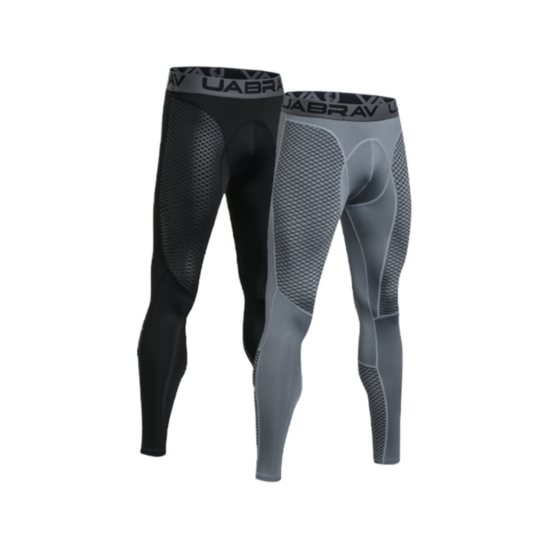 Pantaloni sportivi firmati da uomo Leggings a compressione attillati da basket ad asciugatura rapida Pantaloni lunghi da fitness all'aperto Pantalon