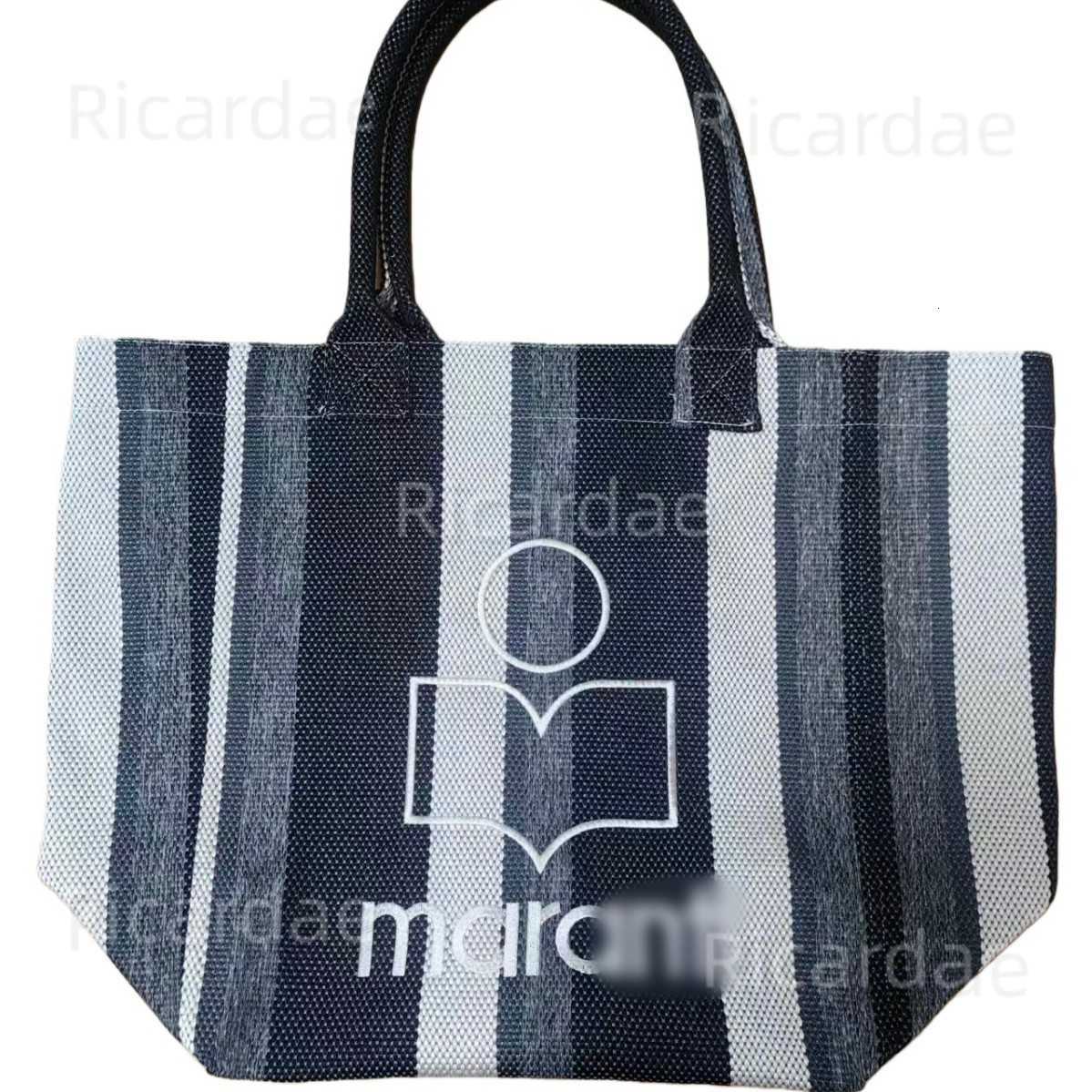 Mar Autumn Winter Knitted Women 2025 New Striped Canvas Bag Commuter Handbag Tote Bag Shoulder Bag T251211