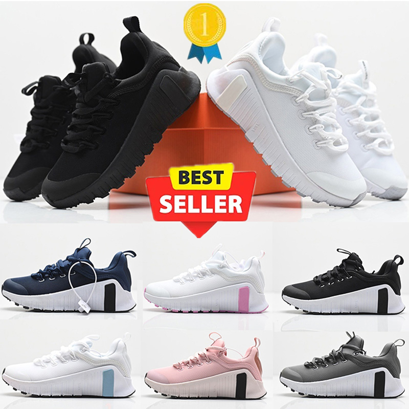 2026 Enfants Gratuits Metcon 6 Marathon Chaussures De Course Garçon Fille Chaussures Baskets Fumée Gris Rose Oxford Triple Noir Blanc Bébé Chauss