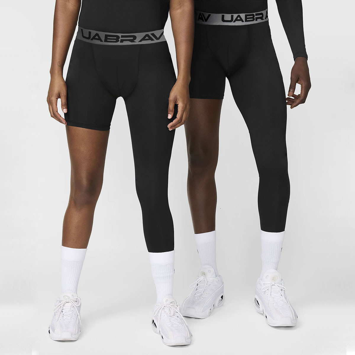 Pantaloni corti da basket Pantaloni sportivi attillati da uomo Pantaloni corti a gamba singola Allenamento Fitness Pantaloni a compressione base ad